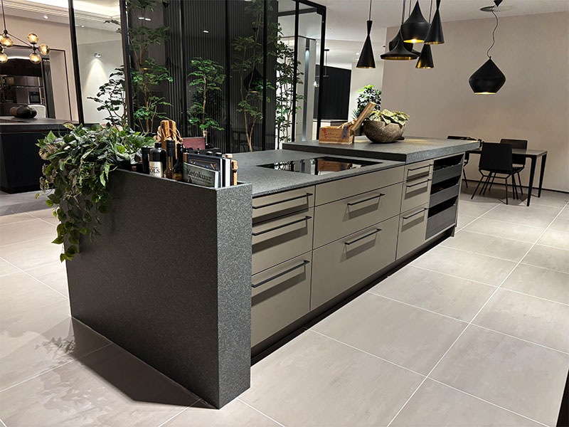 Groene SieMatic URBAN showroomkeuken | Satink Keukens