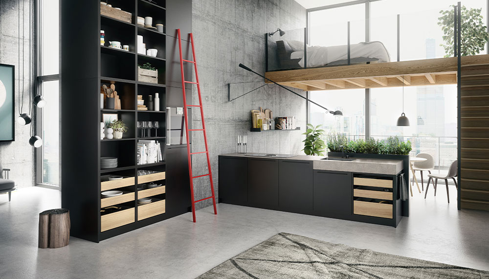 SieMatic URBAN keuken met houten keukenlades | Satink Keukens