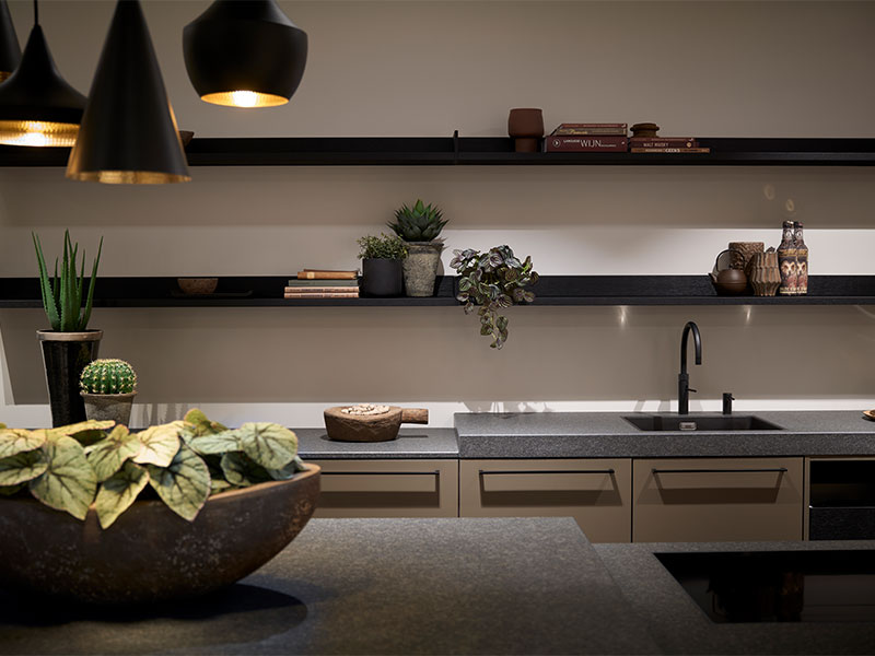 Groene SieMatic URBAN showroomkeuken | Satink Keukens